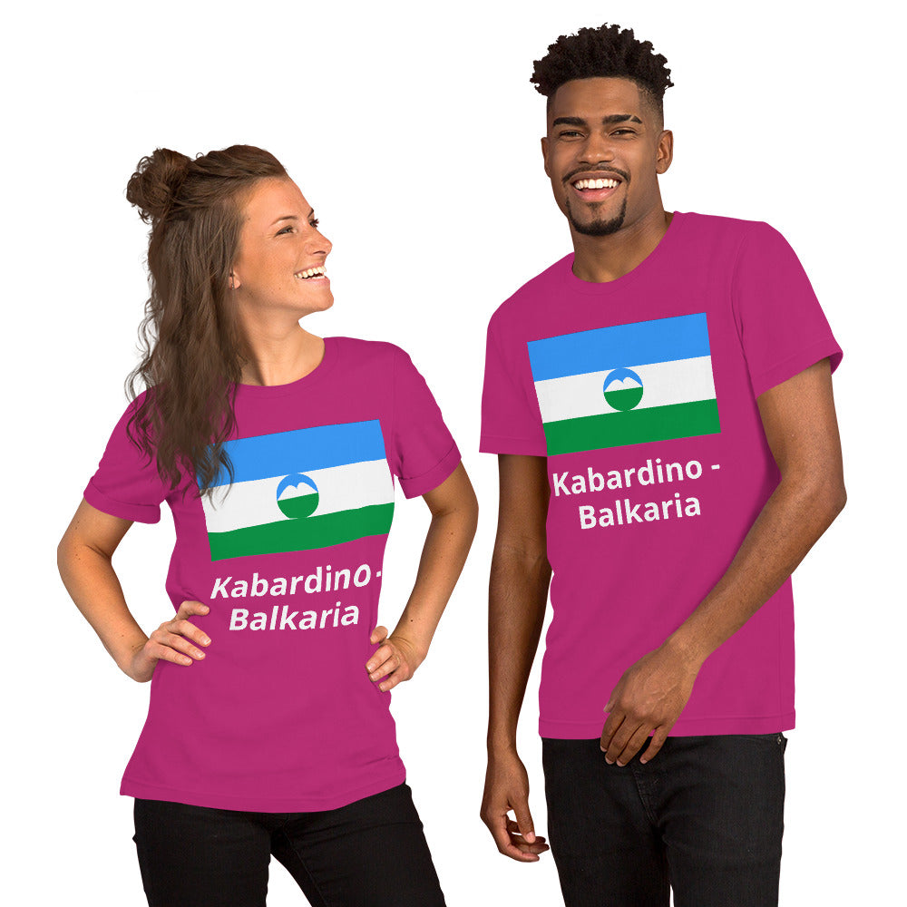 Kabardino - Balkaria flag Unisex t-shirt