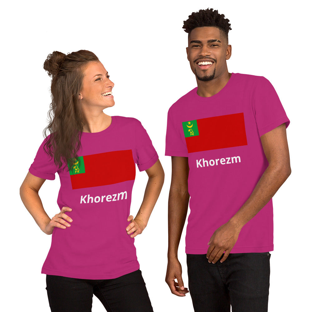 Khorezm flag Unisex t-shirt