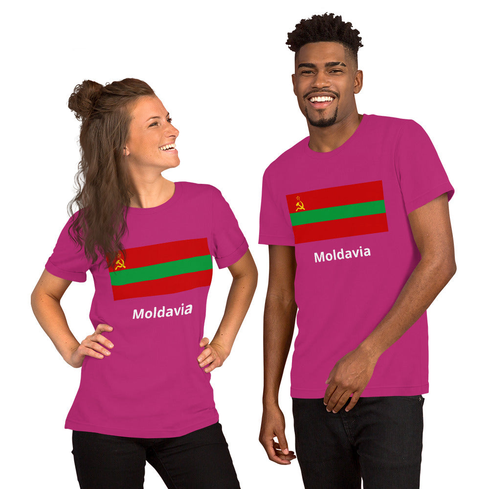 Moldavia flag Unisex t-shirt