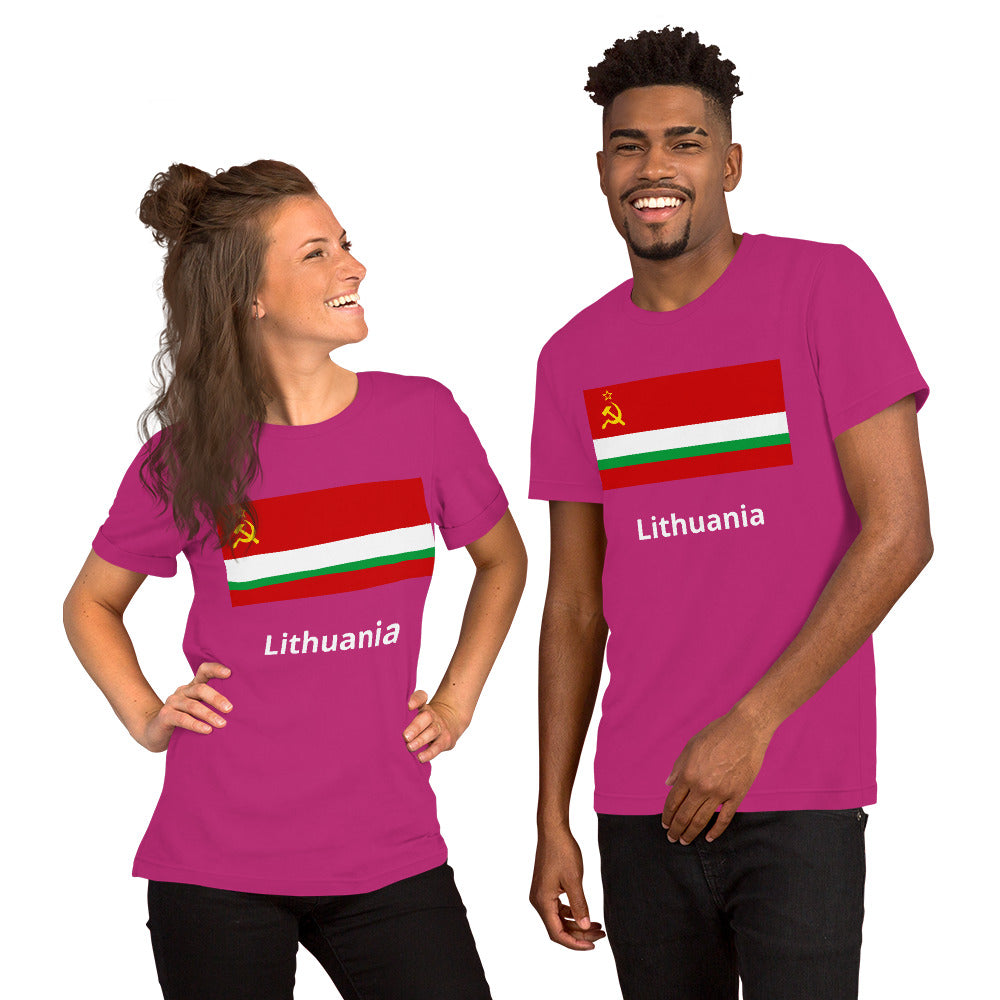 Lithuania flag Unisex t-shirt