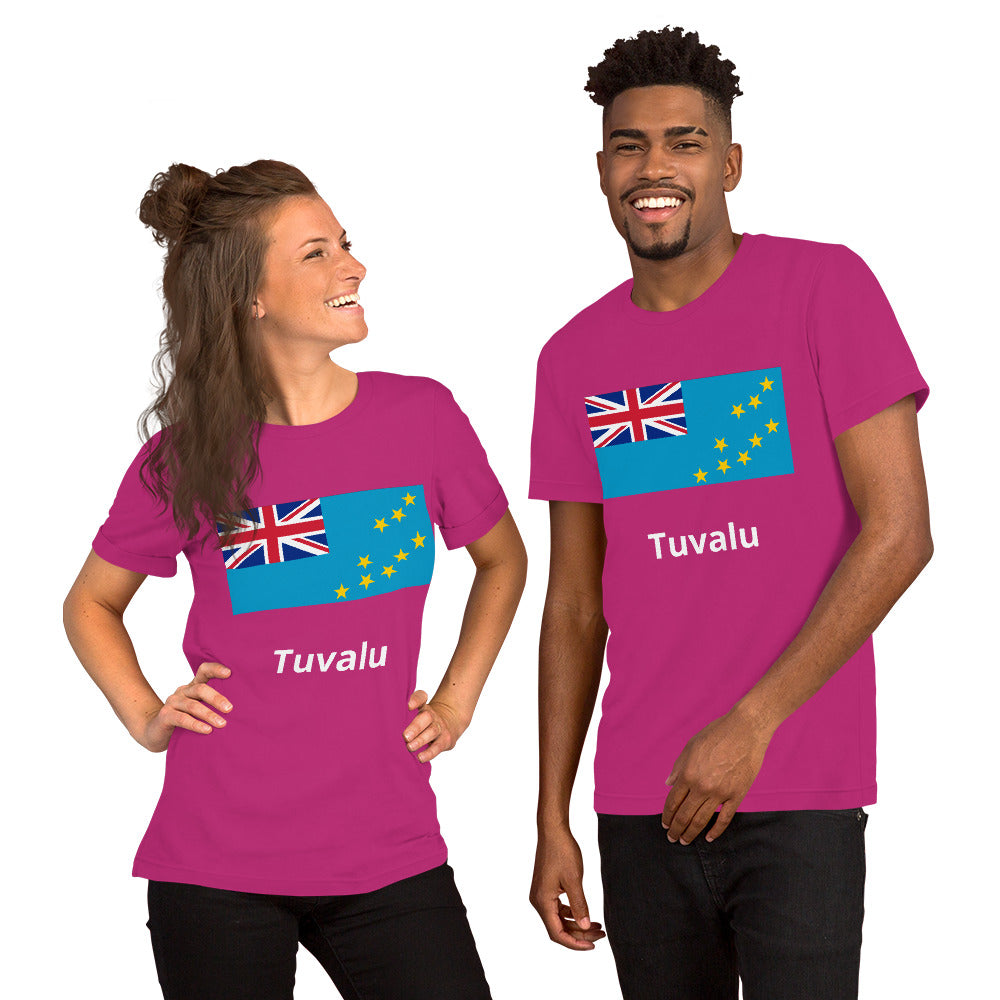 Tuvalu flag Unisex t-shirt