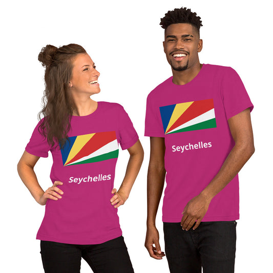 Seychelles flag Unisex t-shirt