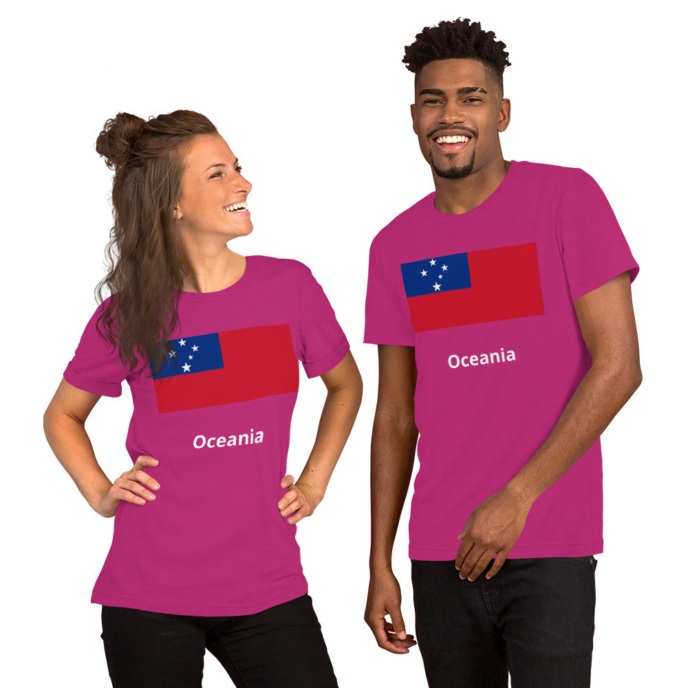 Oceania flag Unisex t-shirt