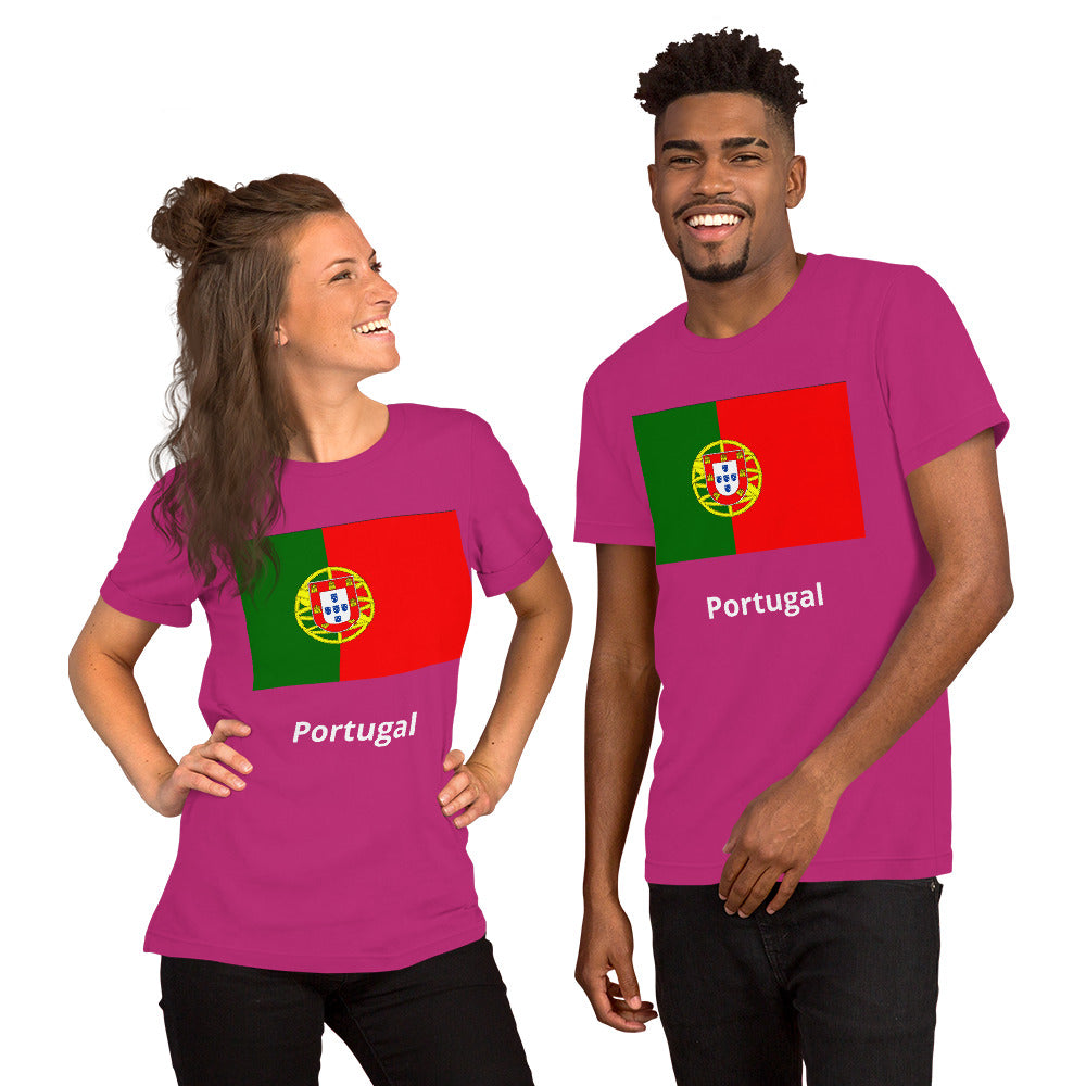 Portugal flag Unisex t-shirt