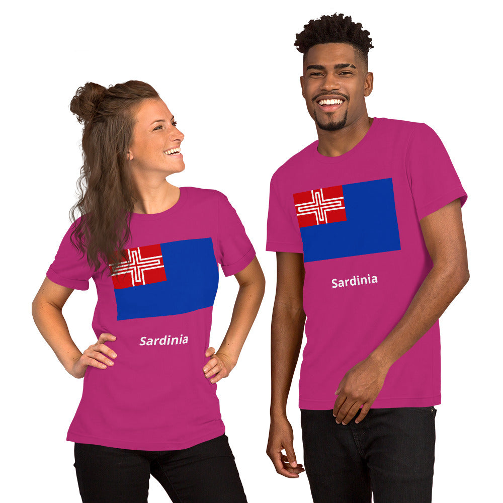 Sardinia flag Unisex t-shirt