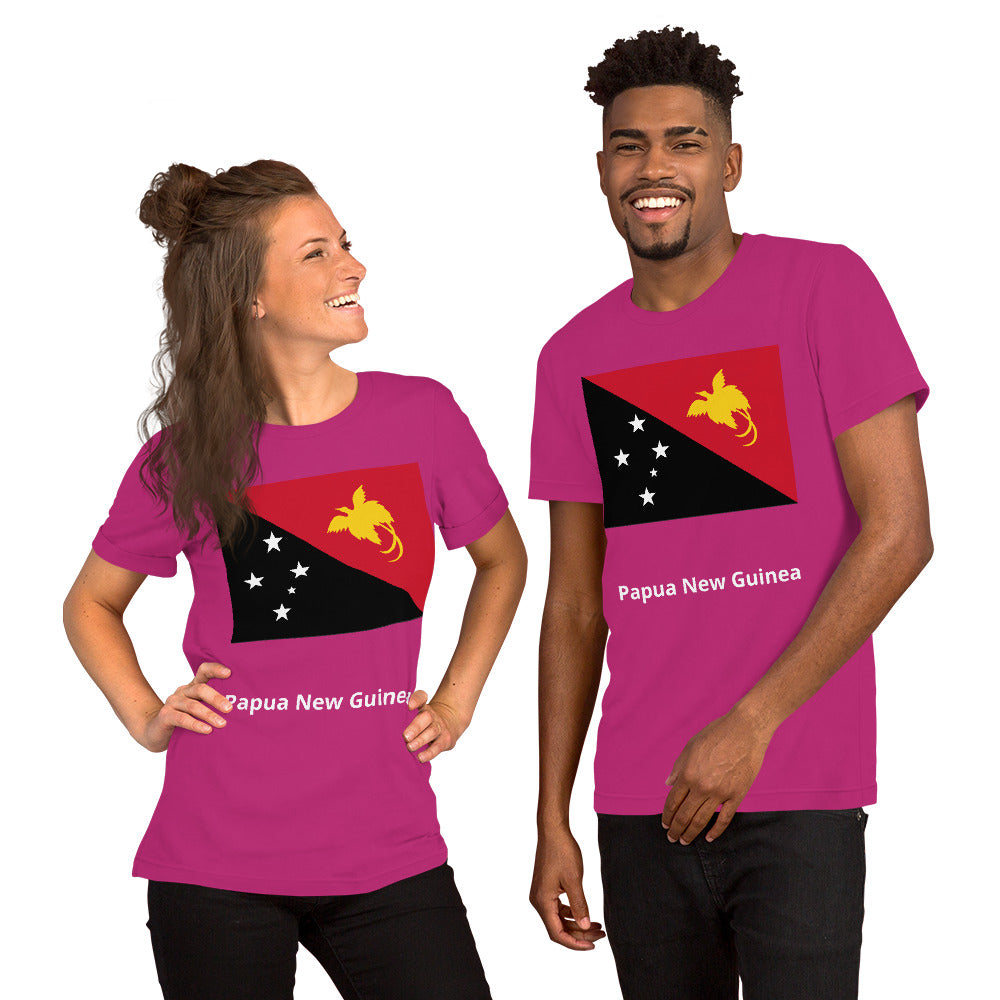 Papua New Guinea flag Unisex t-shirt