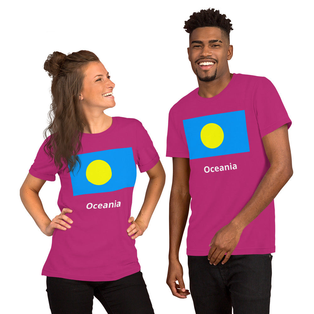 Oceania flag Unisex t-shirt