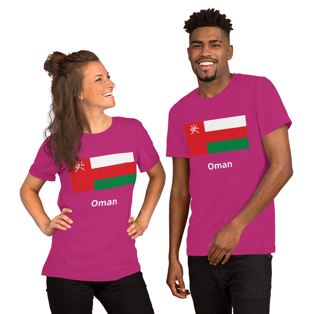 Oman flag Unisex t-shirt