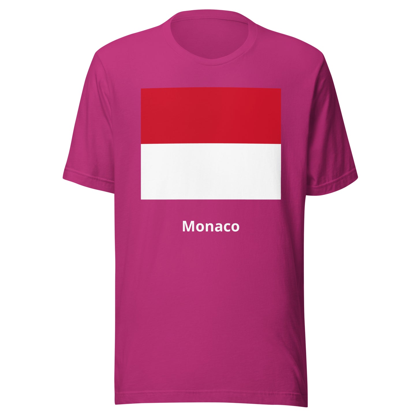 Monaco flag Unisex t-shirt