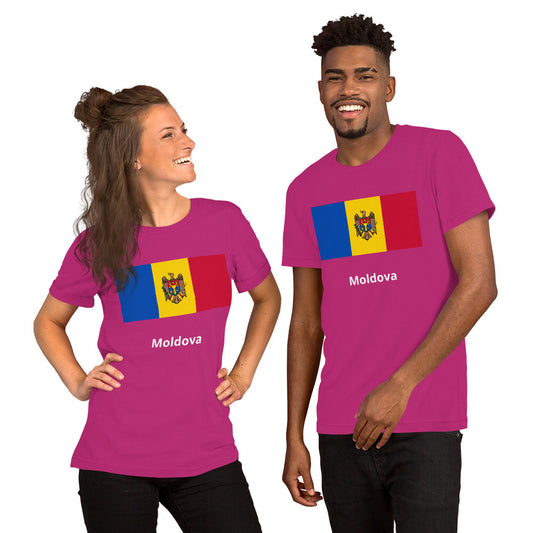 Moldova flag Unisex t-shirt