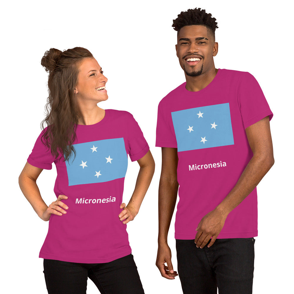 Micronesia flag Unisex t-shirt