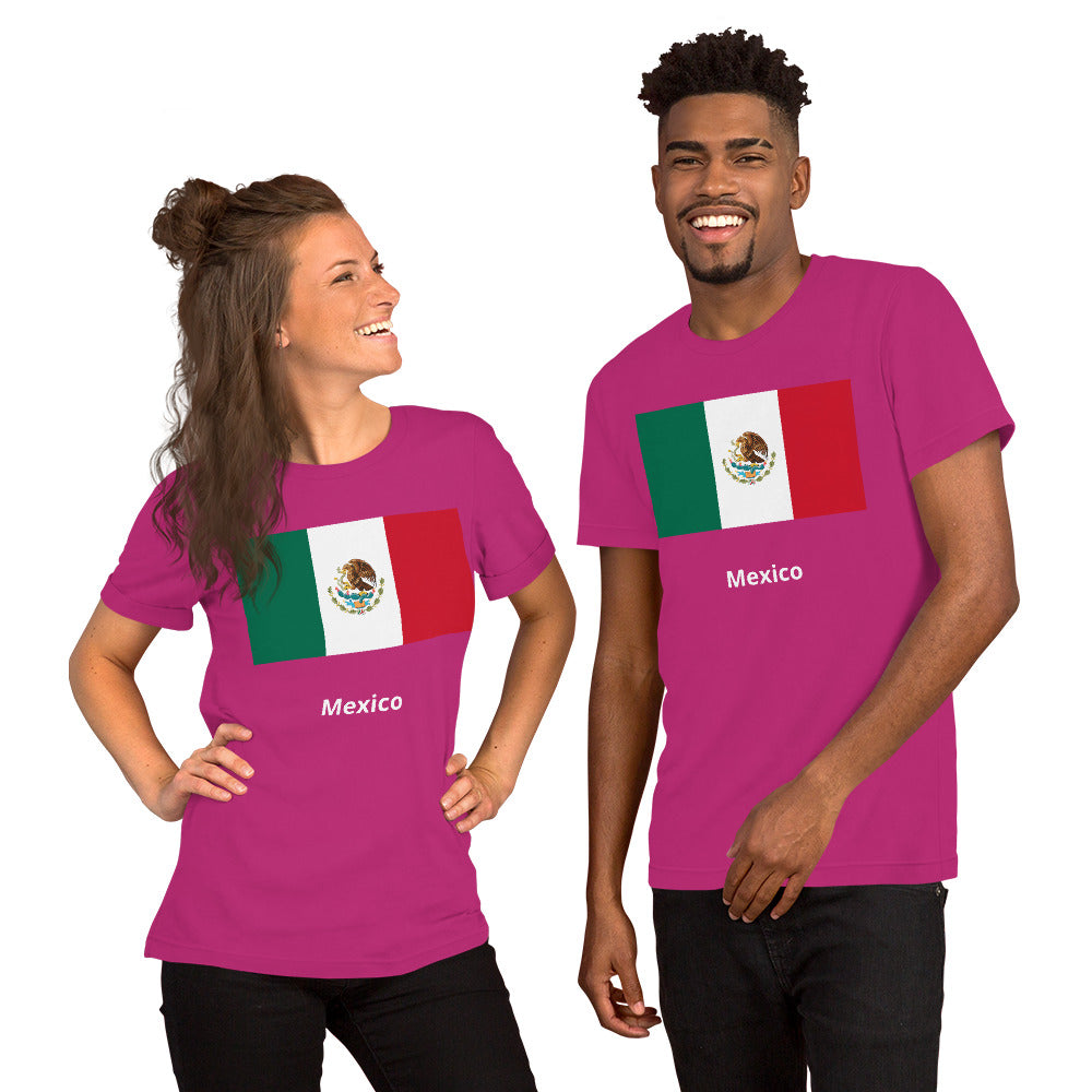 Mexico flag Unisex t-shirt