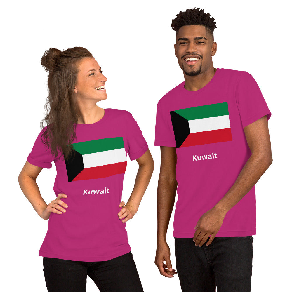 Kuwait flag Unisex t-shirt