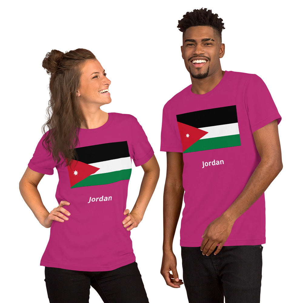 Jordan flag Unisex t-shirt