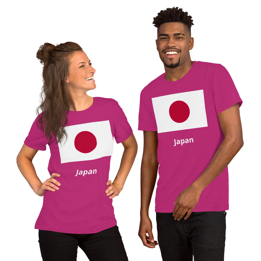 Japan Flag Unisex t-shirt