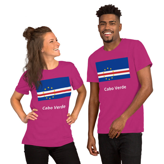 Cabo Verde flag Unisex t-shirt