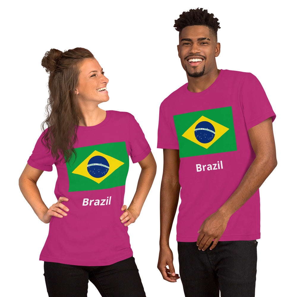 Brazil flag Unisex t-shirt