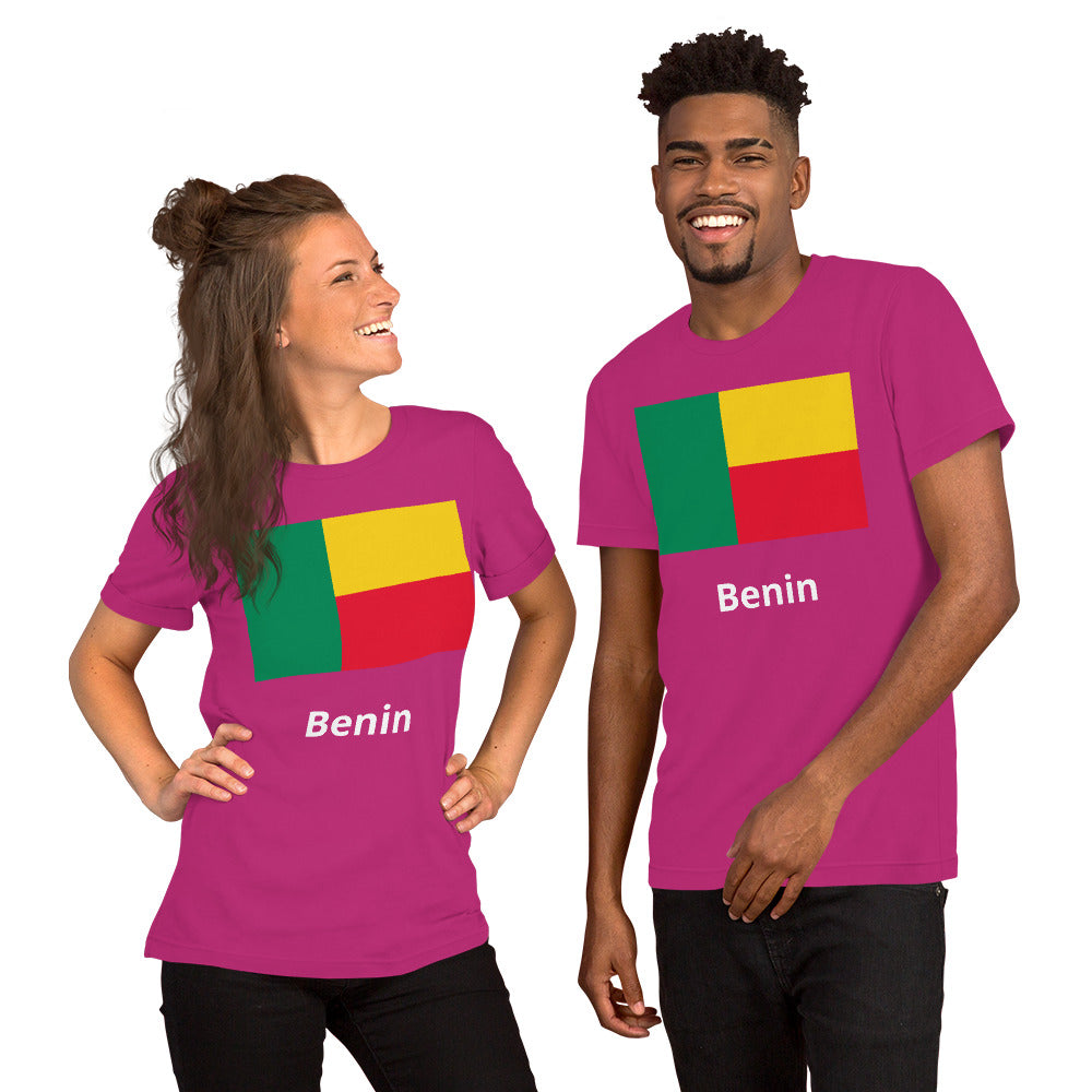 Benin flag Unisex t-shirt