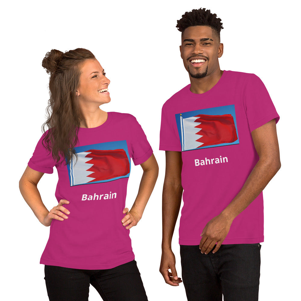 Bahrain flag Unisex t-shirt