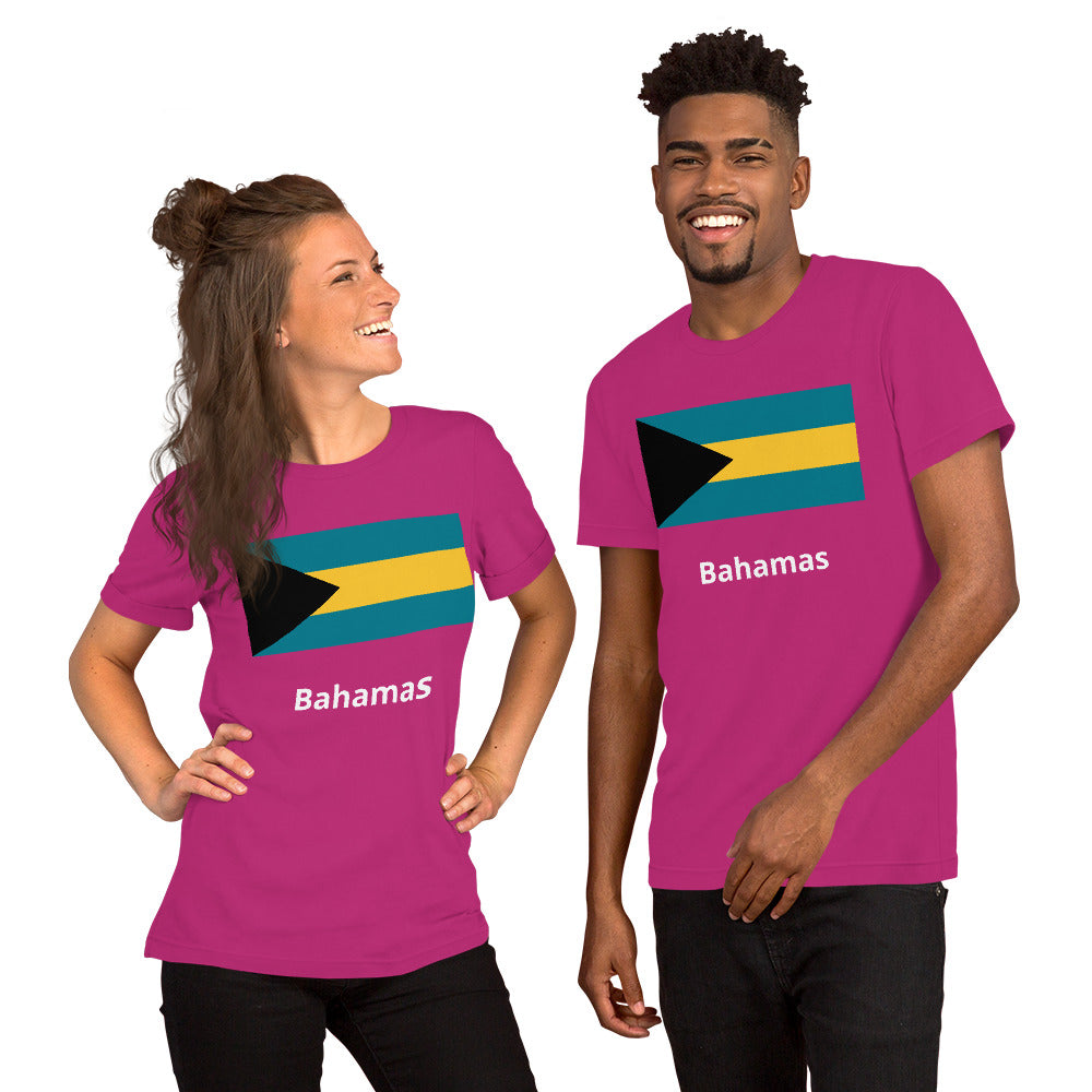 Bahamas flag Unisex t-shirt