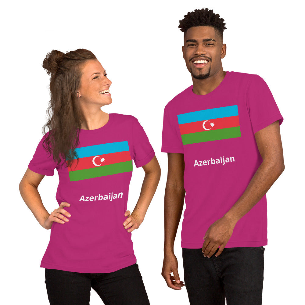 Azerbaijan flag Unisex t-shirt