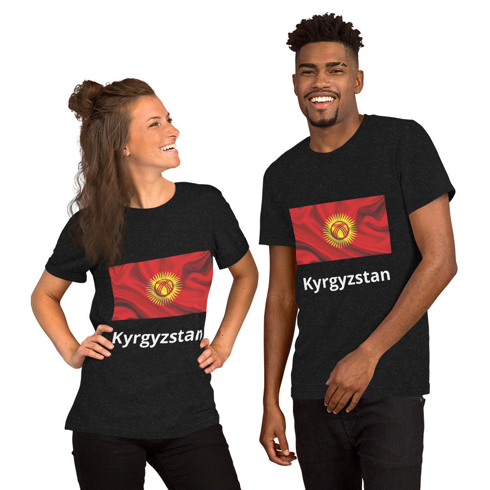 Kyrgyzstan flag Unisex t-shirt