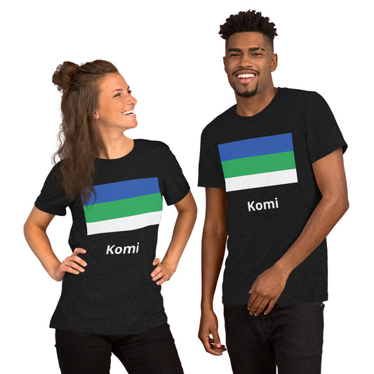 Komi flag Unisex t-shirt