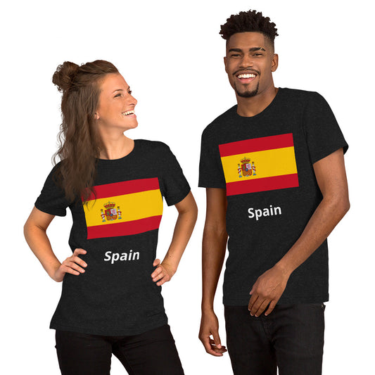 Spain flag Unisex t-shirt