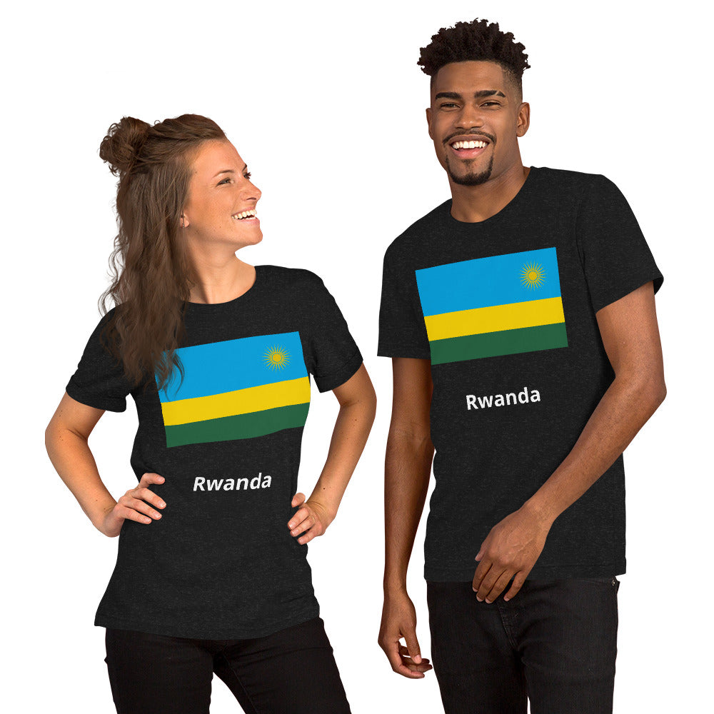 Rwanda flag Unisex t-shirt