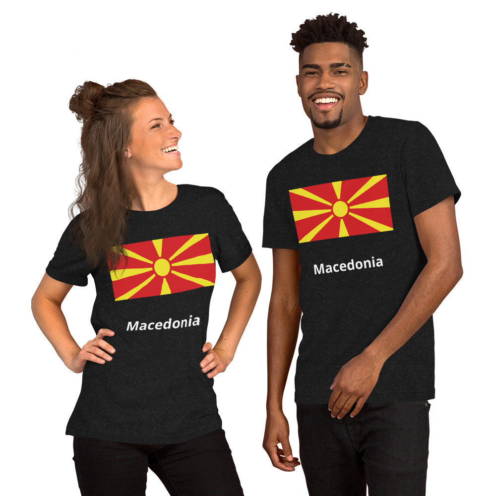 Macedonia flag Unisex t-shirt