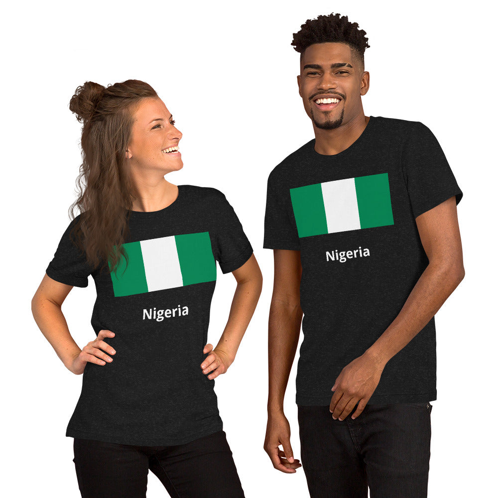 Nigeria flag Unisex t-shirt