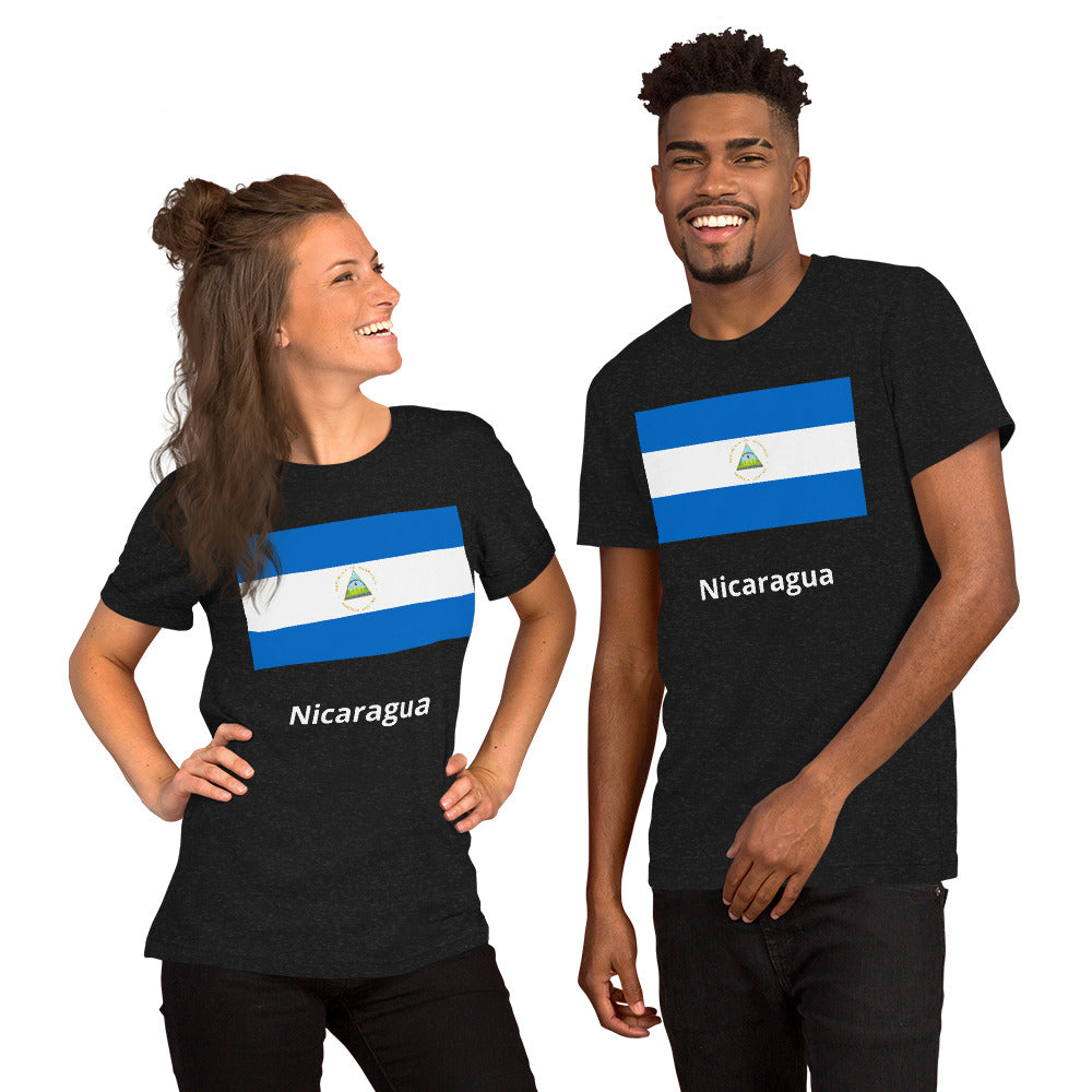 Nicaragua flag Unisex t-shirt