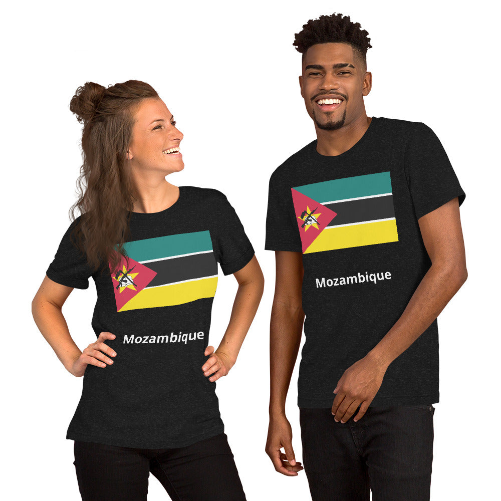 Mozambique flag Unisex t-shirt