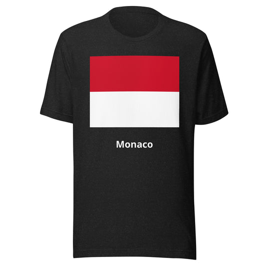 Monaco flag Unisex t-shirt