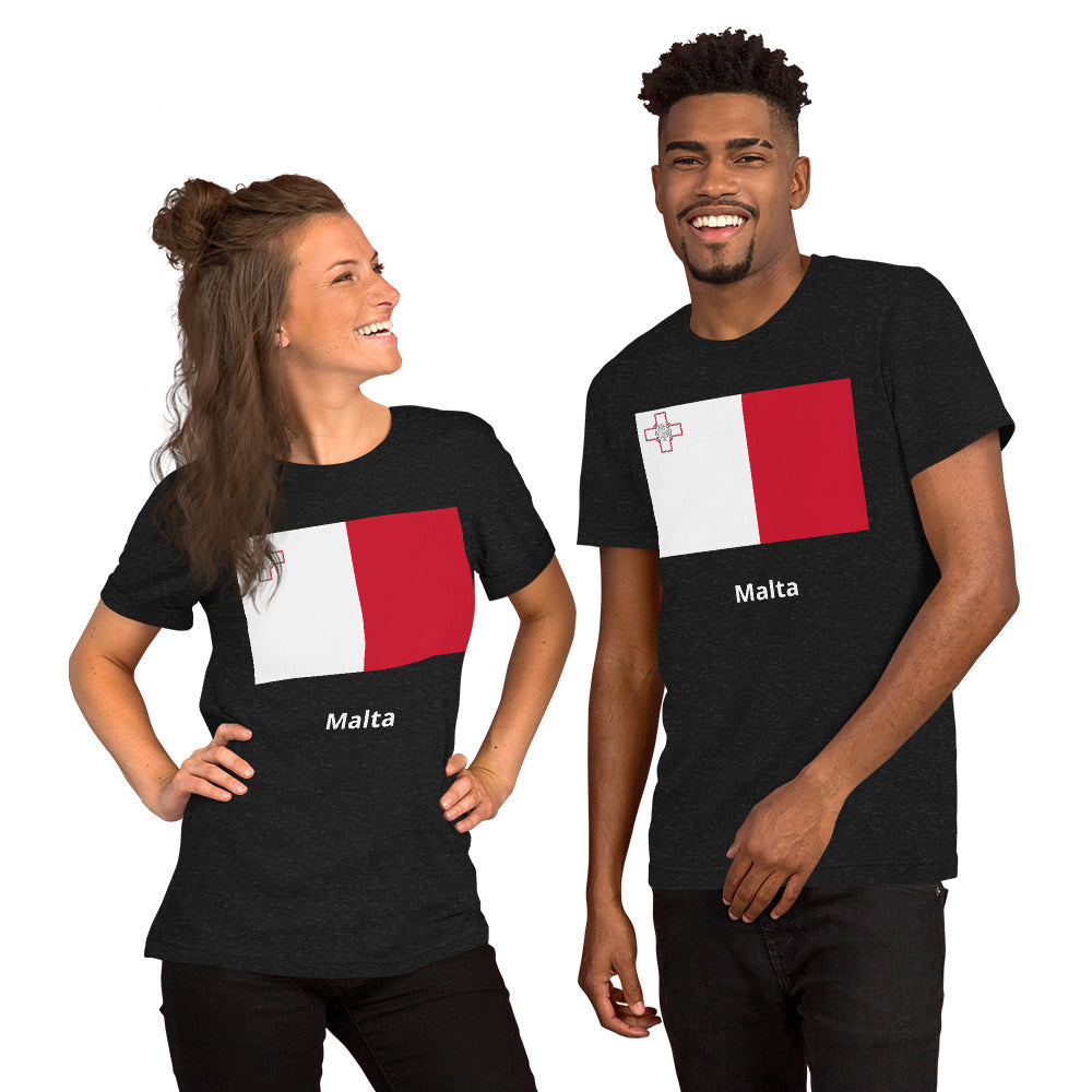 Malta flag Unisex t-shirt