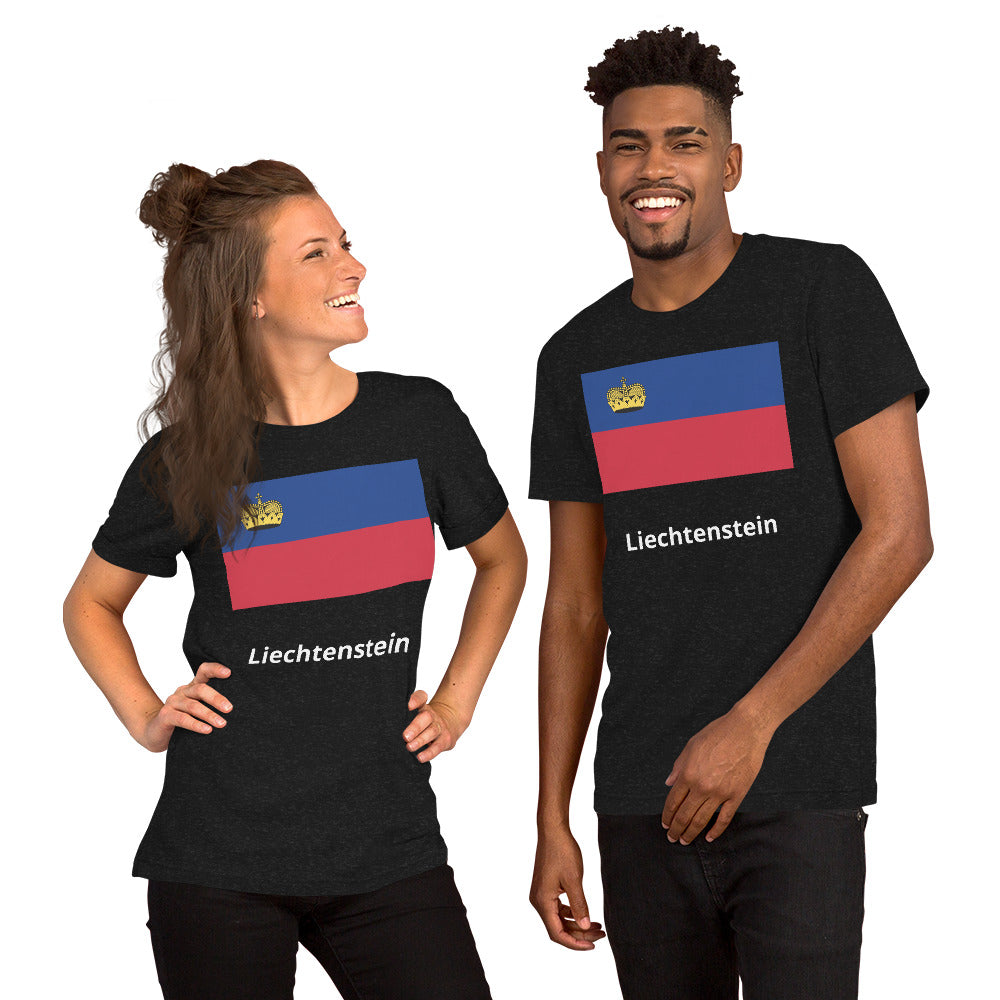 Liechtenstein flag Unisex t-shirt