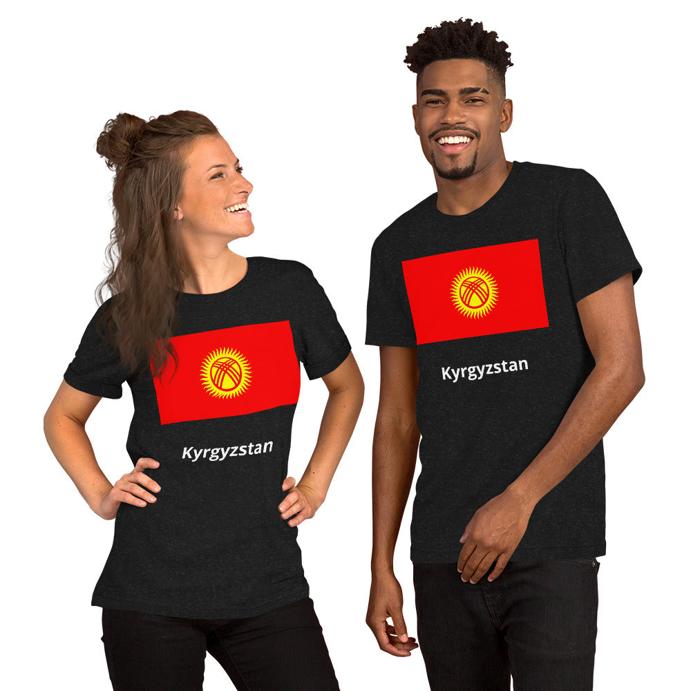 Kyrgyzstan flag Unisex t-shirt