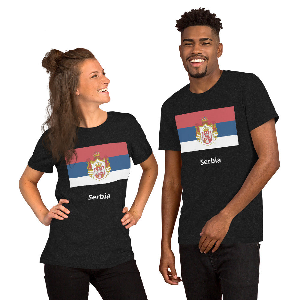 Serbia flag Unisex t-shirt