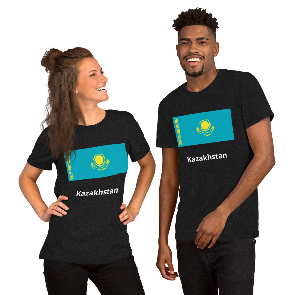 Kazakhstan flag Unisex t-shirt