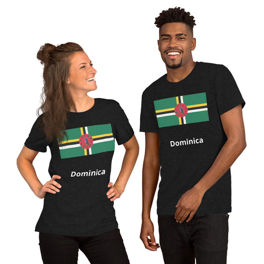 Dominica Flag Unisex t-shirt
