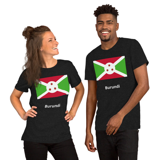 Burundi flag Unisex t-shirt