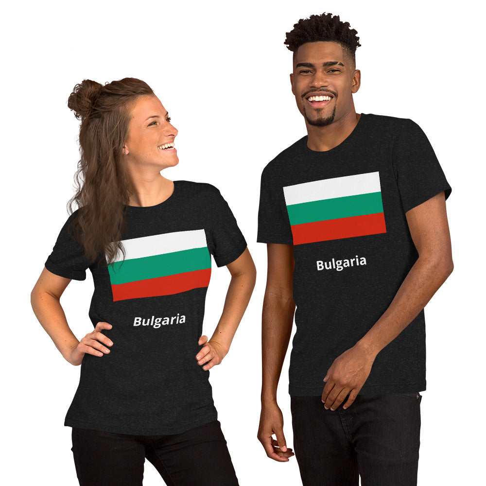 Bulgaria flag Unisex t-shirt