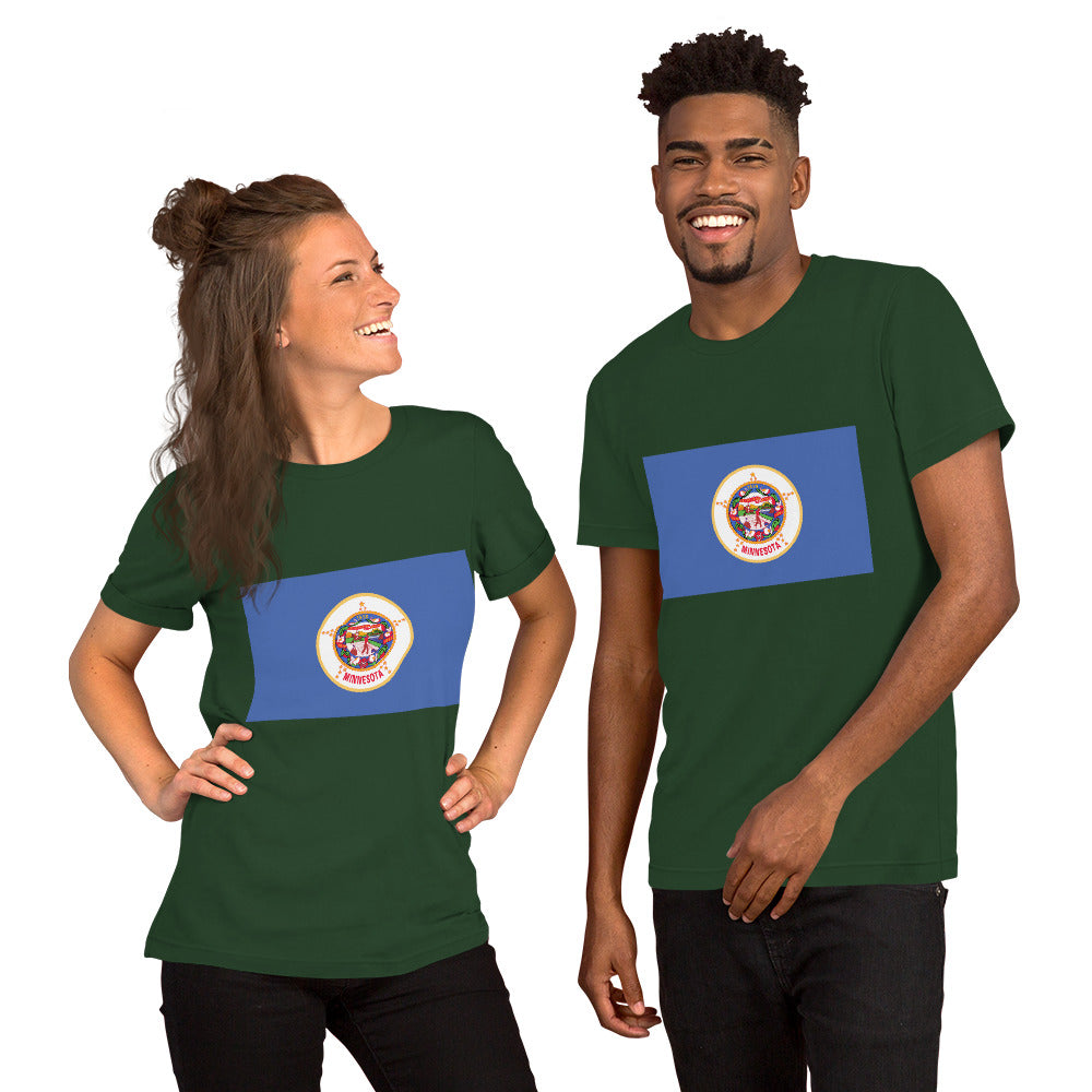 Minnesota flag Unisex t-shirt