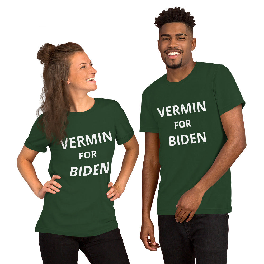 Vermin for Biden Unisex t-shirt