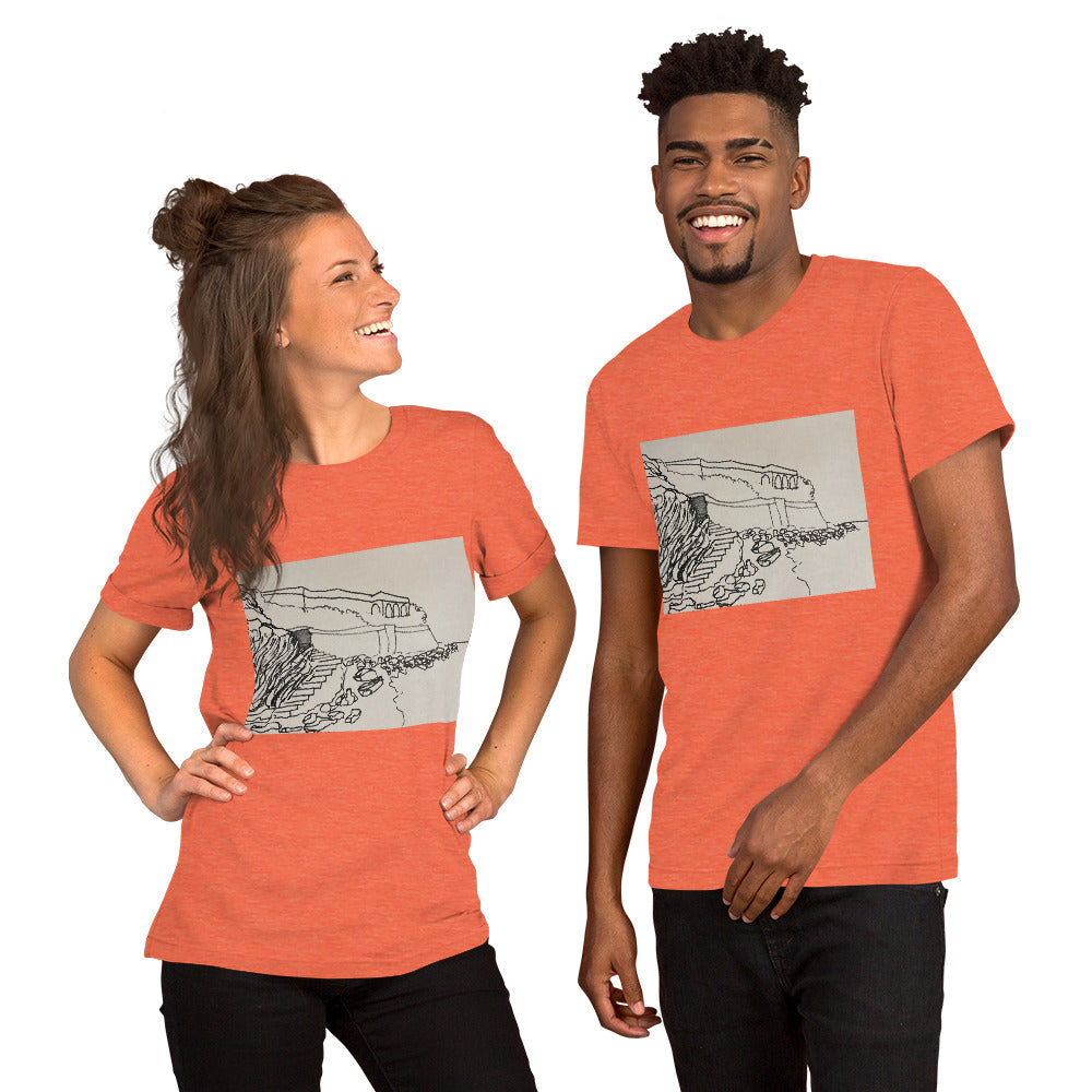 Beach Stairs Unisex t-shirt