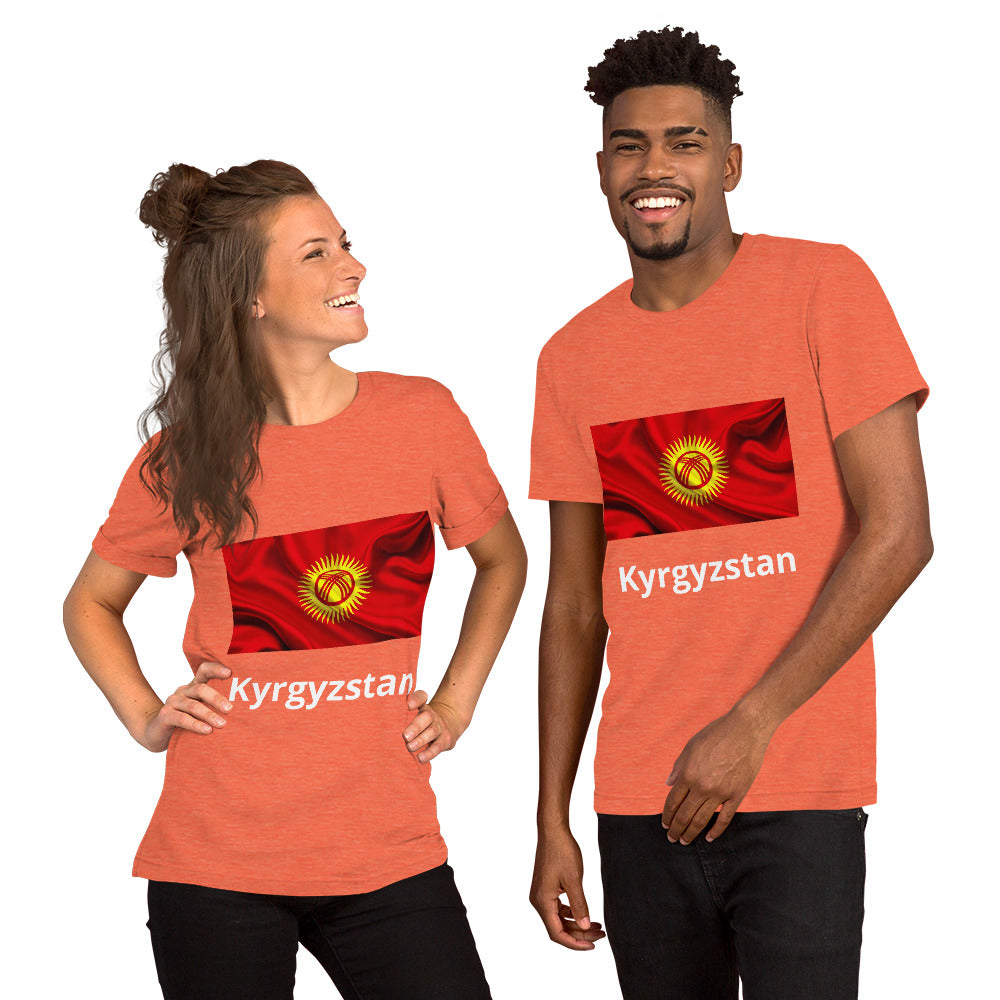 Kyrgyzstan flag Unisex t-shirt