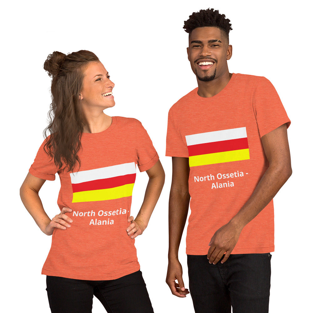 North Ossetia - Alania flag Unisex t-shirt