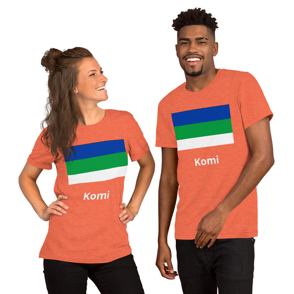 Komi flag Unisex t-shirt