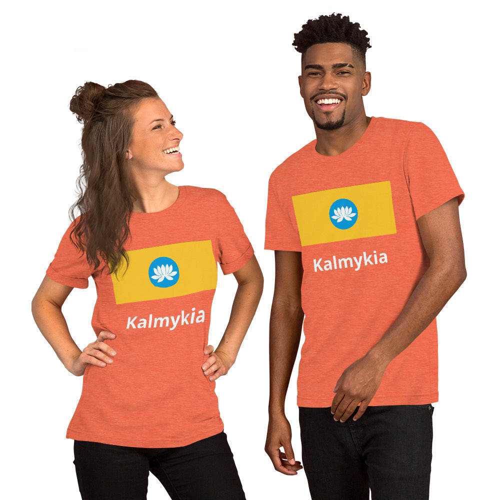 Kalmykia flag Unisex t-shirt