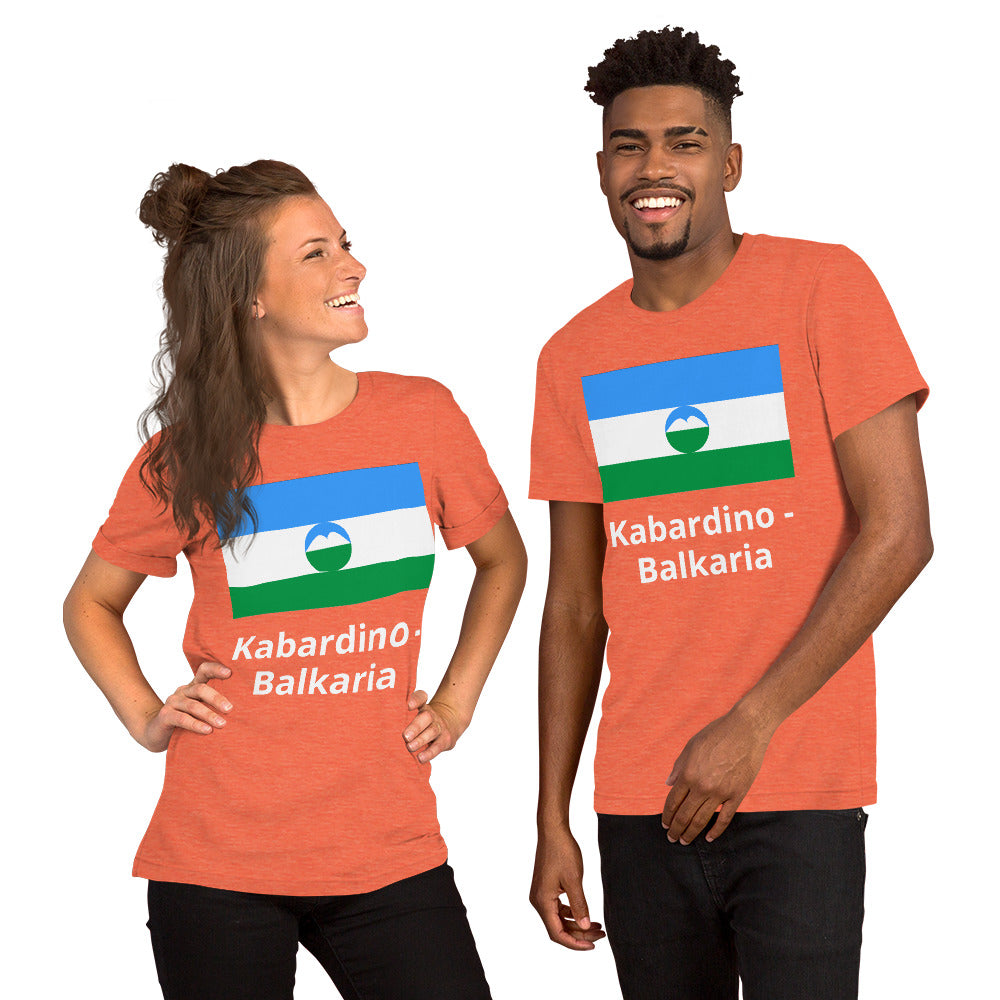 Kabardino - Balkaria flag Unisex t-shirt